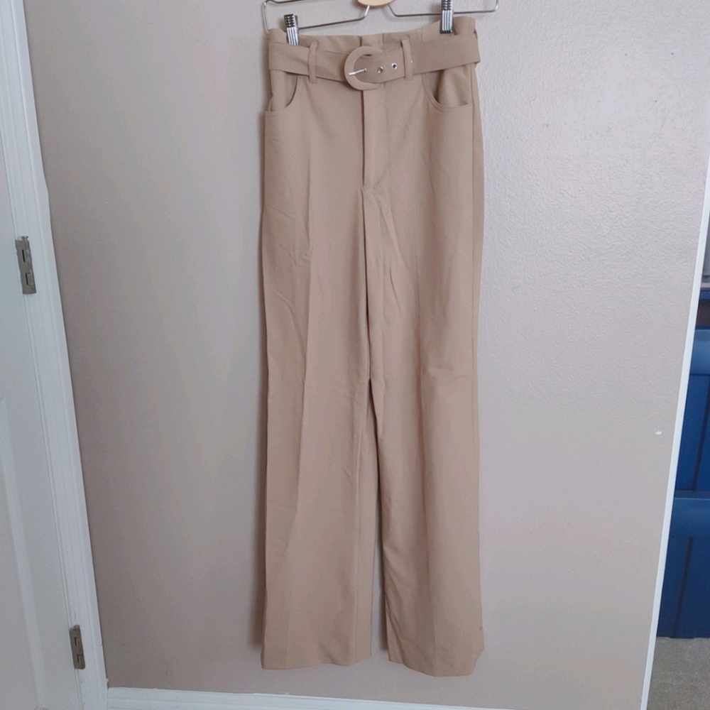 Zara tan trouser